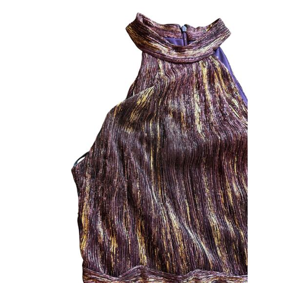 Monique Lhuillier purple and gold gown
 - Size - Picture 11 of 16